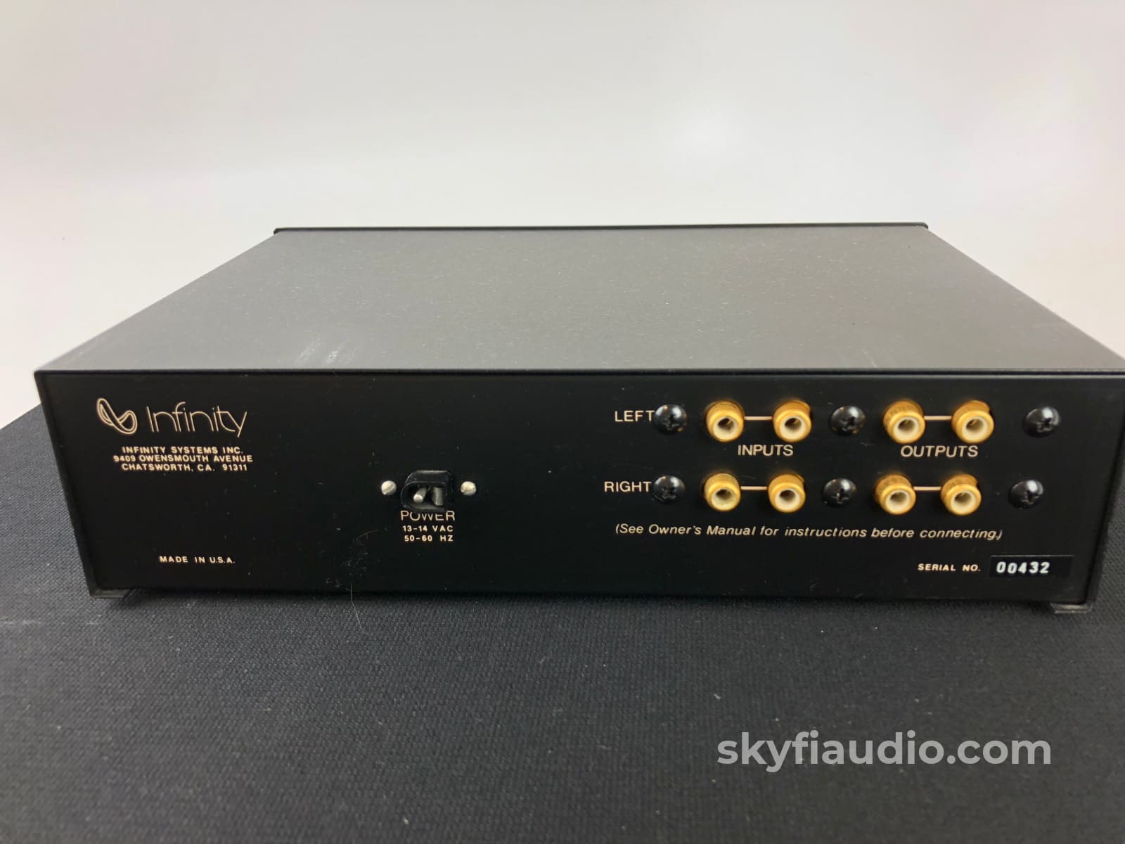 Infinity Reference Standard Rs Ii-B Vintage Ribbon Speakers With Lf Eq Near Perfect