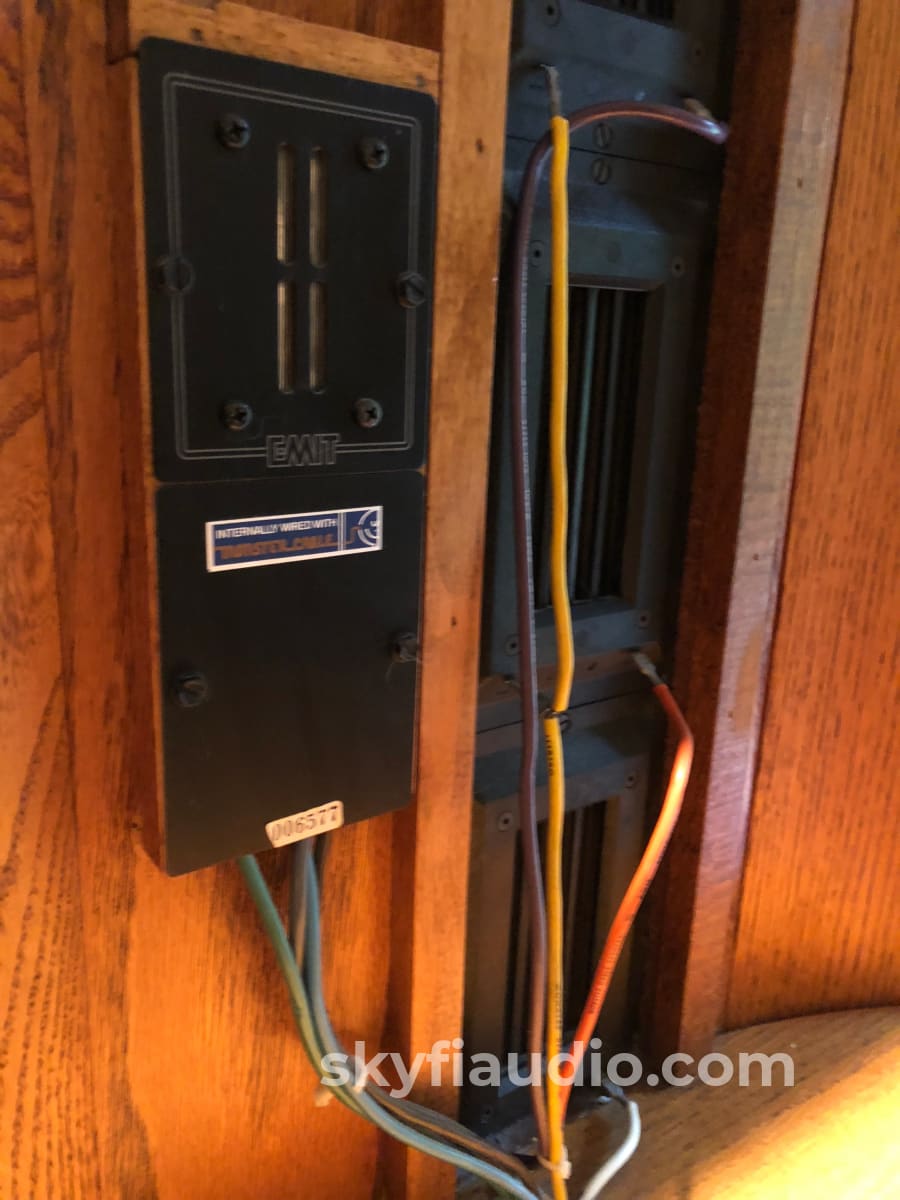 Infinity Reference Standard Rs Ii-B Vintage Ribbon Speakers With Lf Eq Near Perfect