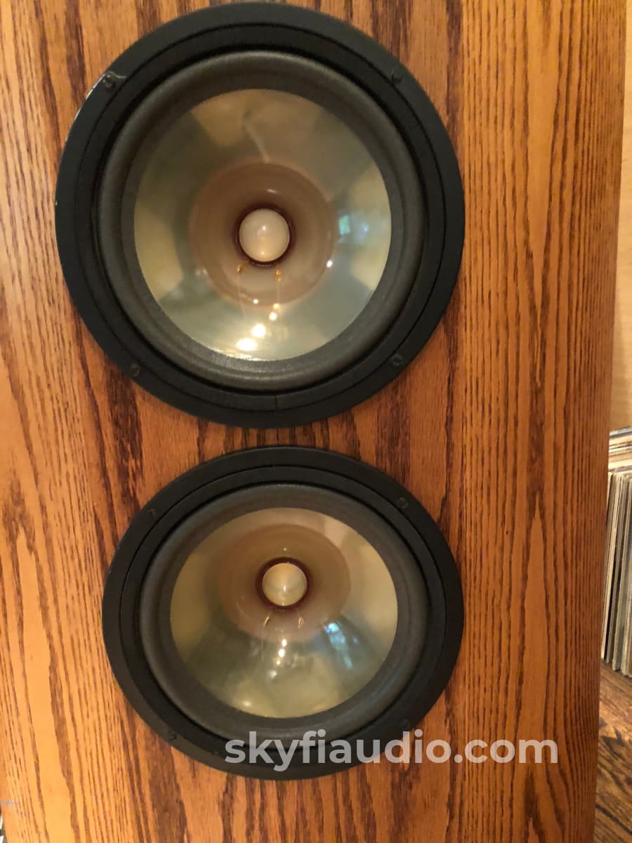 Infinity Reference Standard Rs Ii-B Vintage Ribbon Speakers With Lf Eq Near Perfect