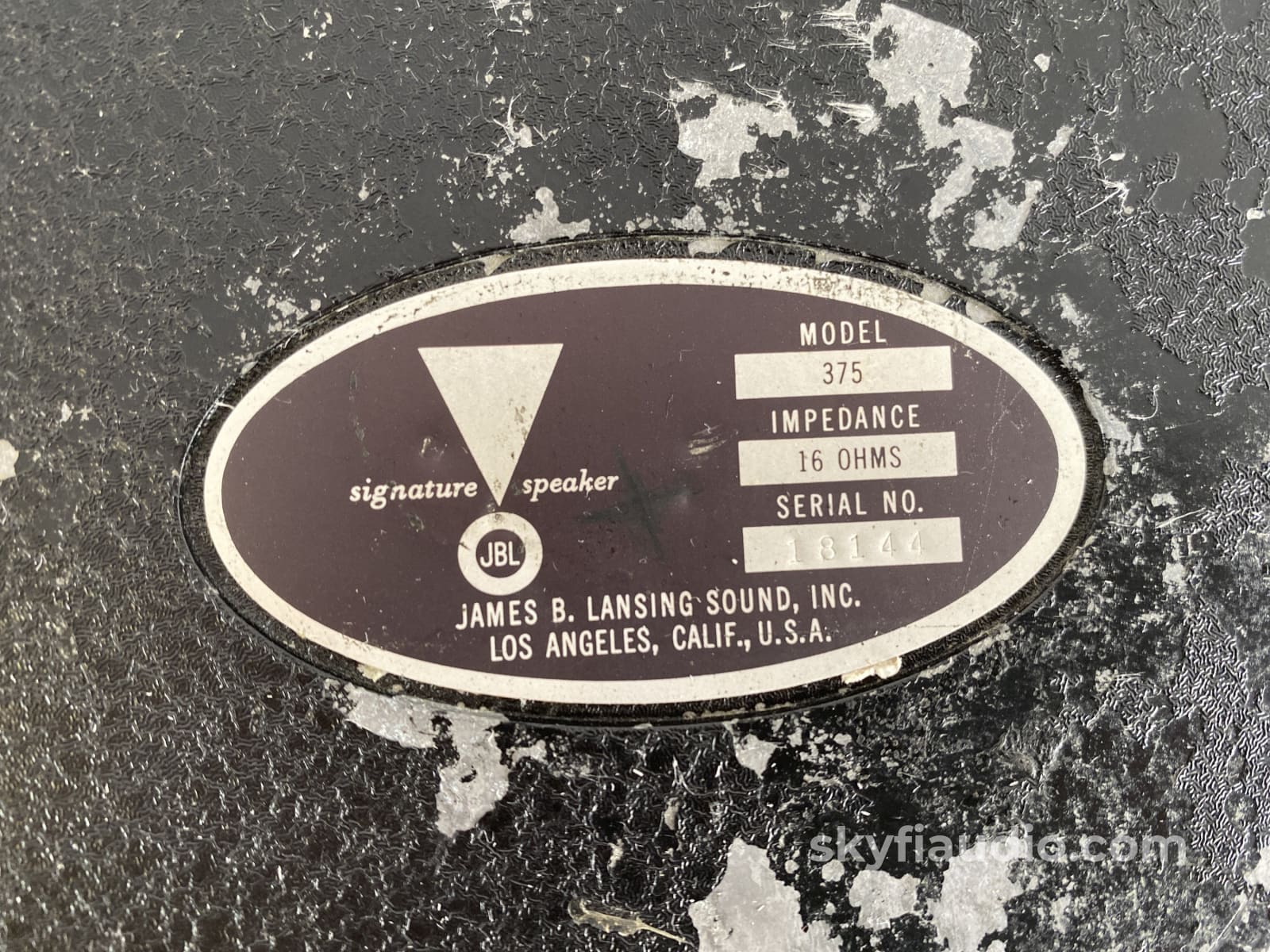 Jbl James B. Lansing 375 Horn Compression Drivers Super Rare Speakers