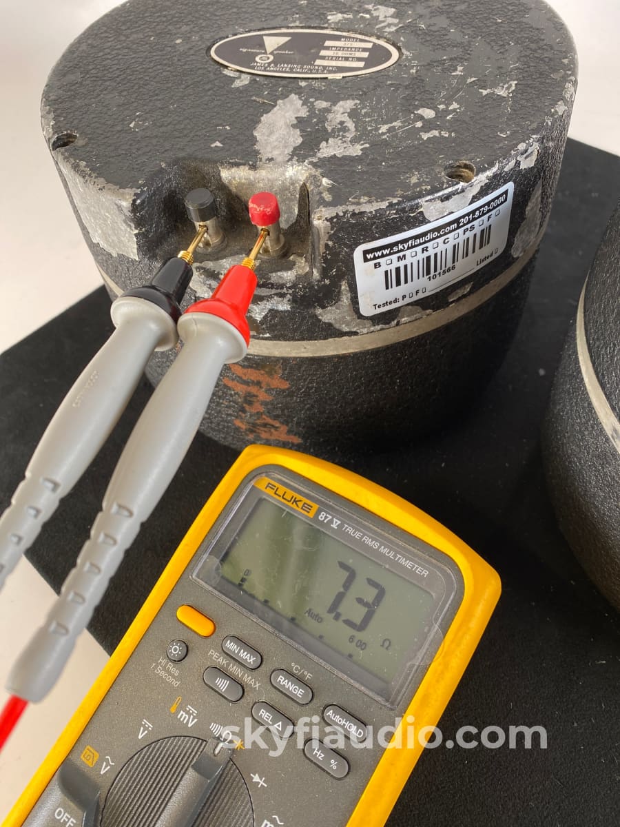 Jbl James B. Lansing 375 Horn Compression Drivers Super Rare Speakers