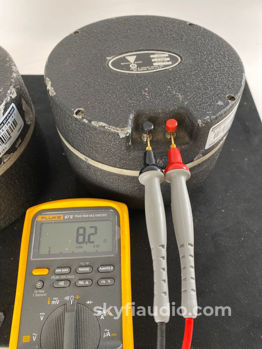 Jbl James B. Lansing 375 Horn Compression Drivers Super Rare Speakers