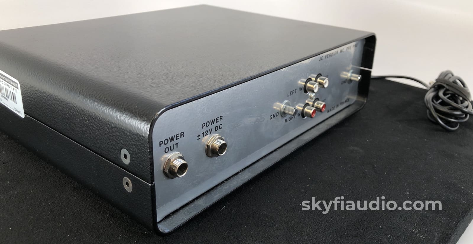 Jc Verdier Mc Pre Mm To Step-Up Phono Preamp 220V Or 110V Super Rare Preamplifier