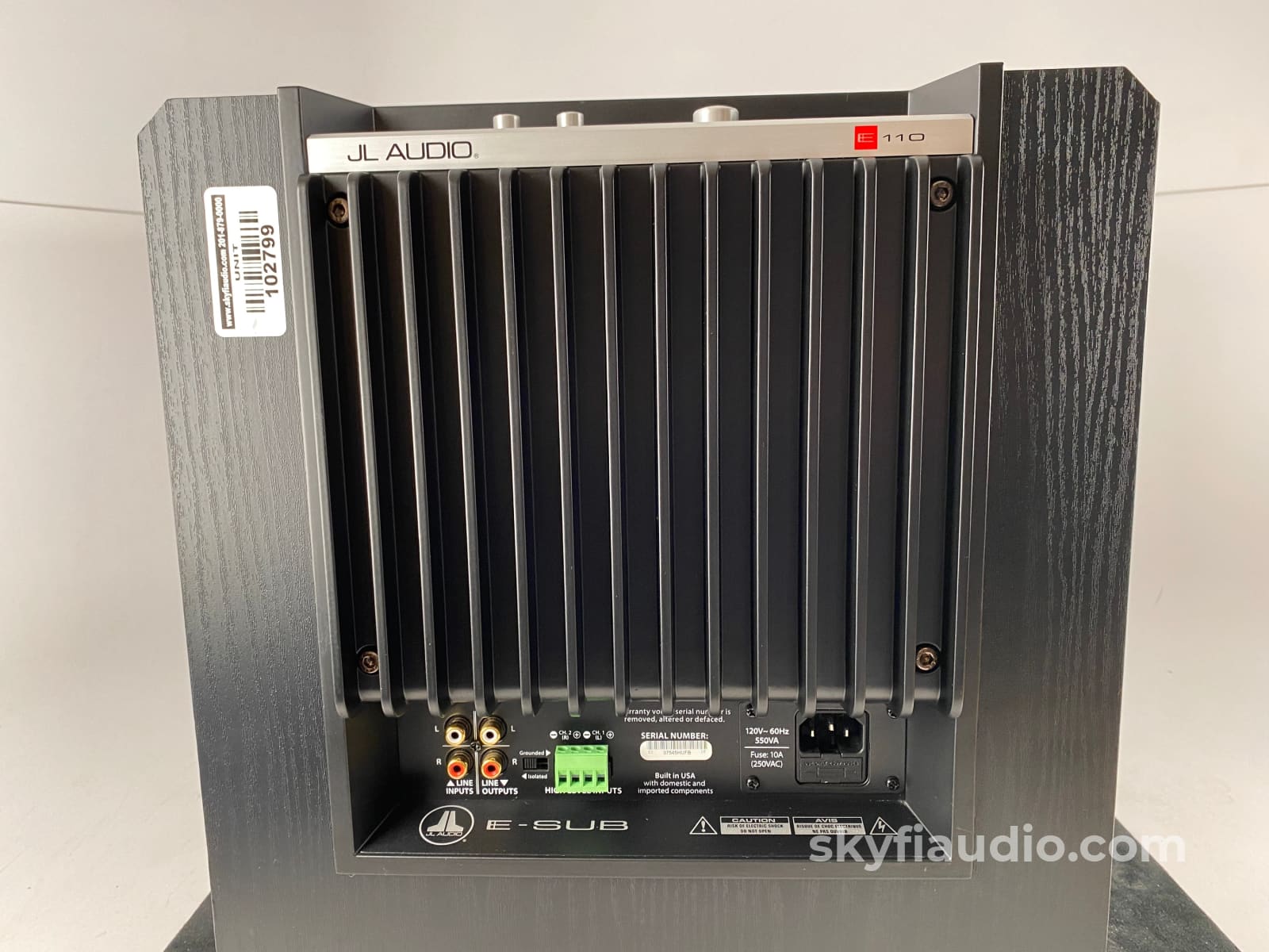 Jl Audio E-Sub E110 - Cnets Best Small Powered Subwoofer 1200W Active Warranty (2023) Speakers