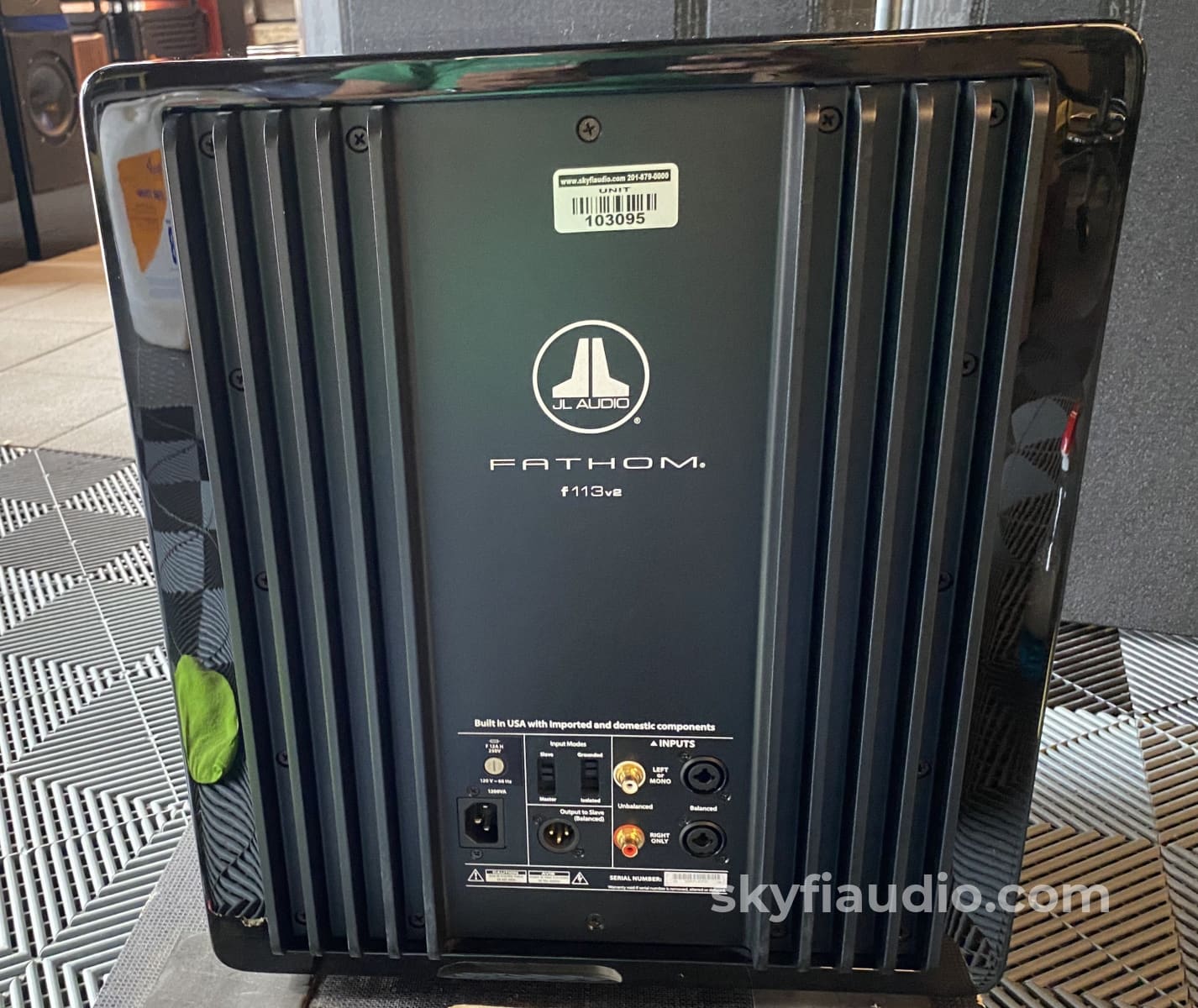 Jl Audio - Fathom F113V2-Gloss 13.5-Inch Powered Subwoofer In A Black Gloss Finish Speakers