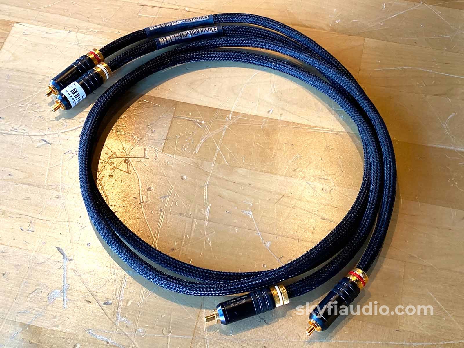 Kimber Kable Hero Rca Interconnects (Pair) With German-Made Wbt Connectors - 1 Meter Cables