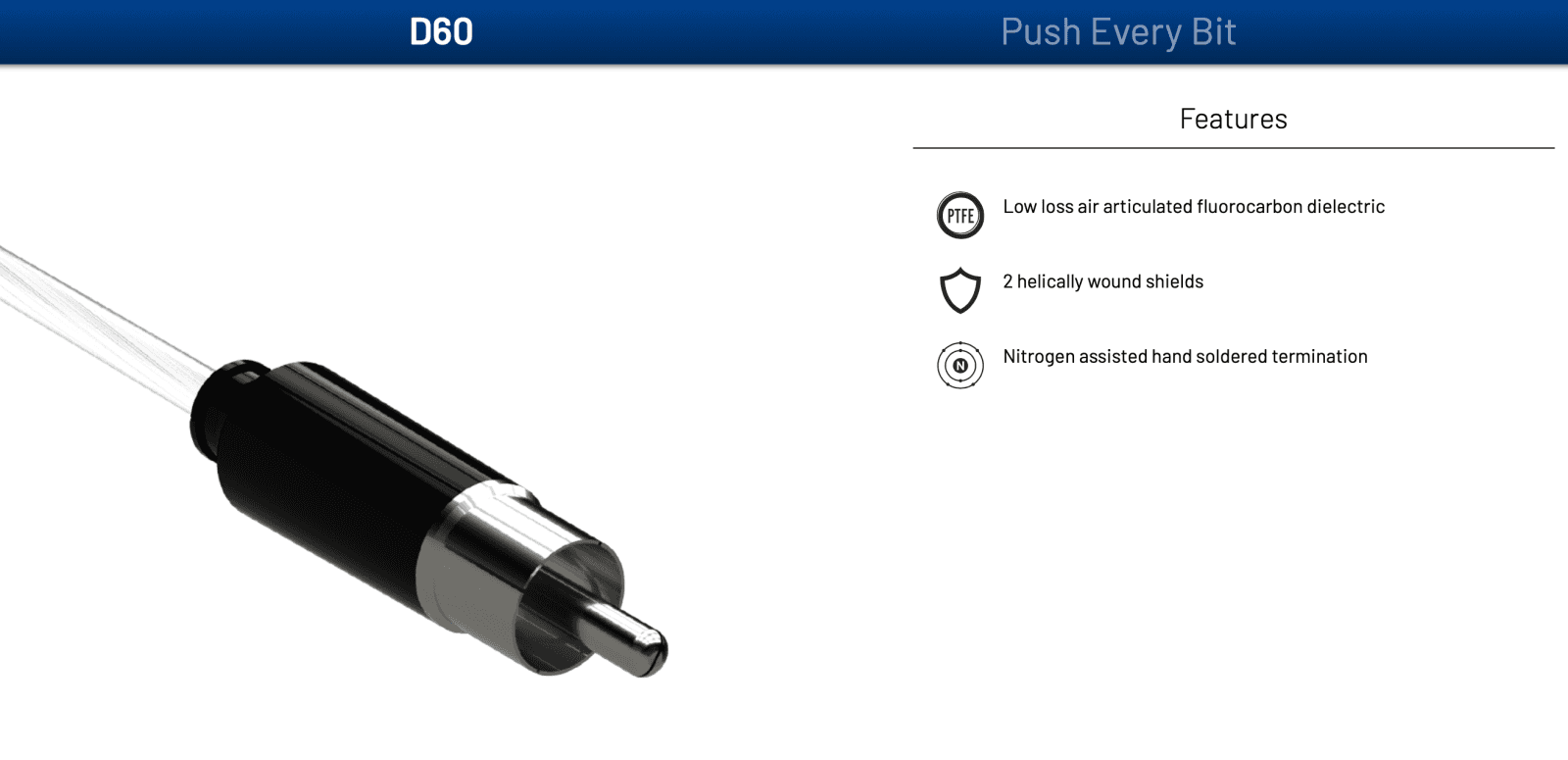 Kimber Kable Summit Series - Illuminations D60 Digital Cable 22 Cables