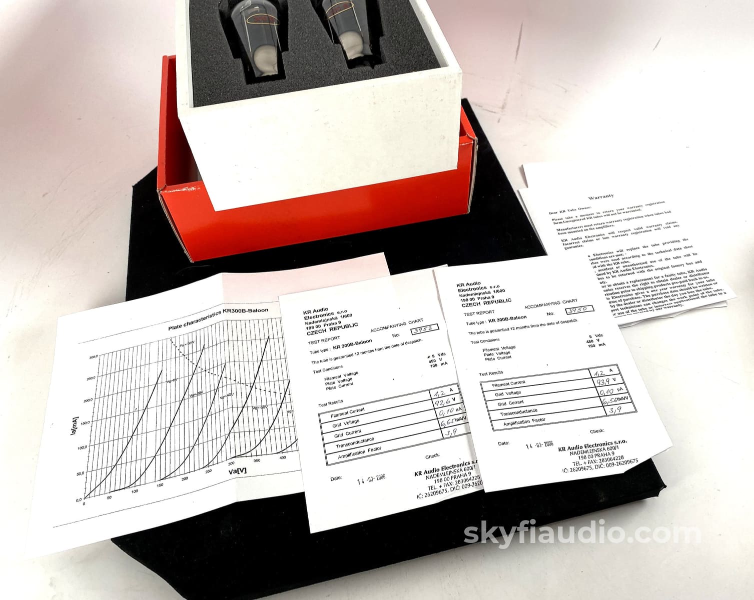 Kr Audio - 300B Tube Pair In Original Box Accessory