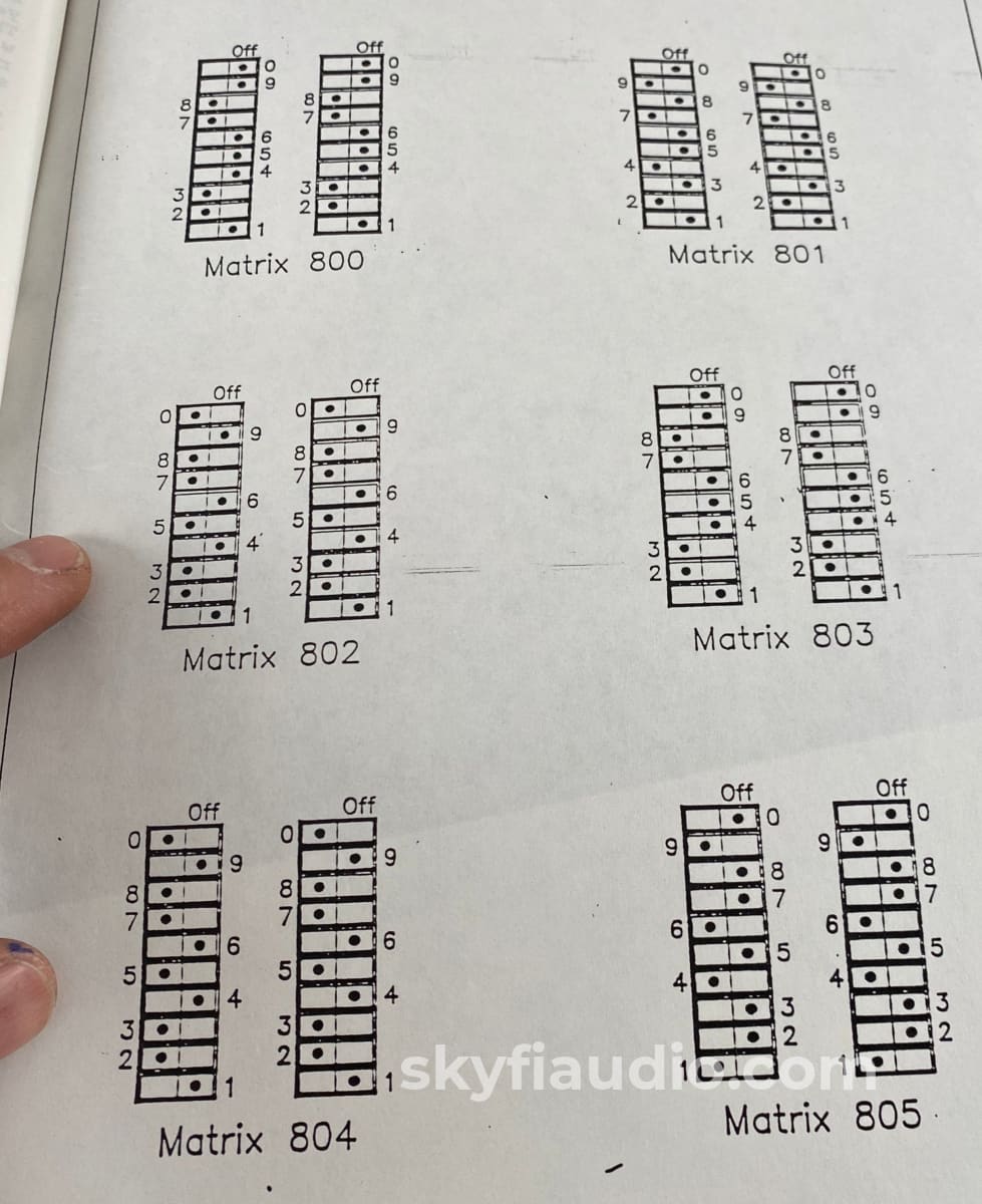 Krell Bass Alignment Filter For Bowers & Wilkins Matrix 800 Series Speakers - Rare Equalizer