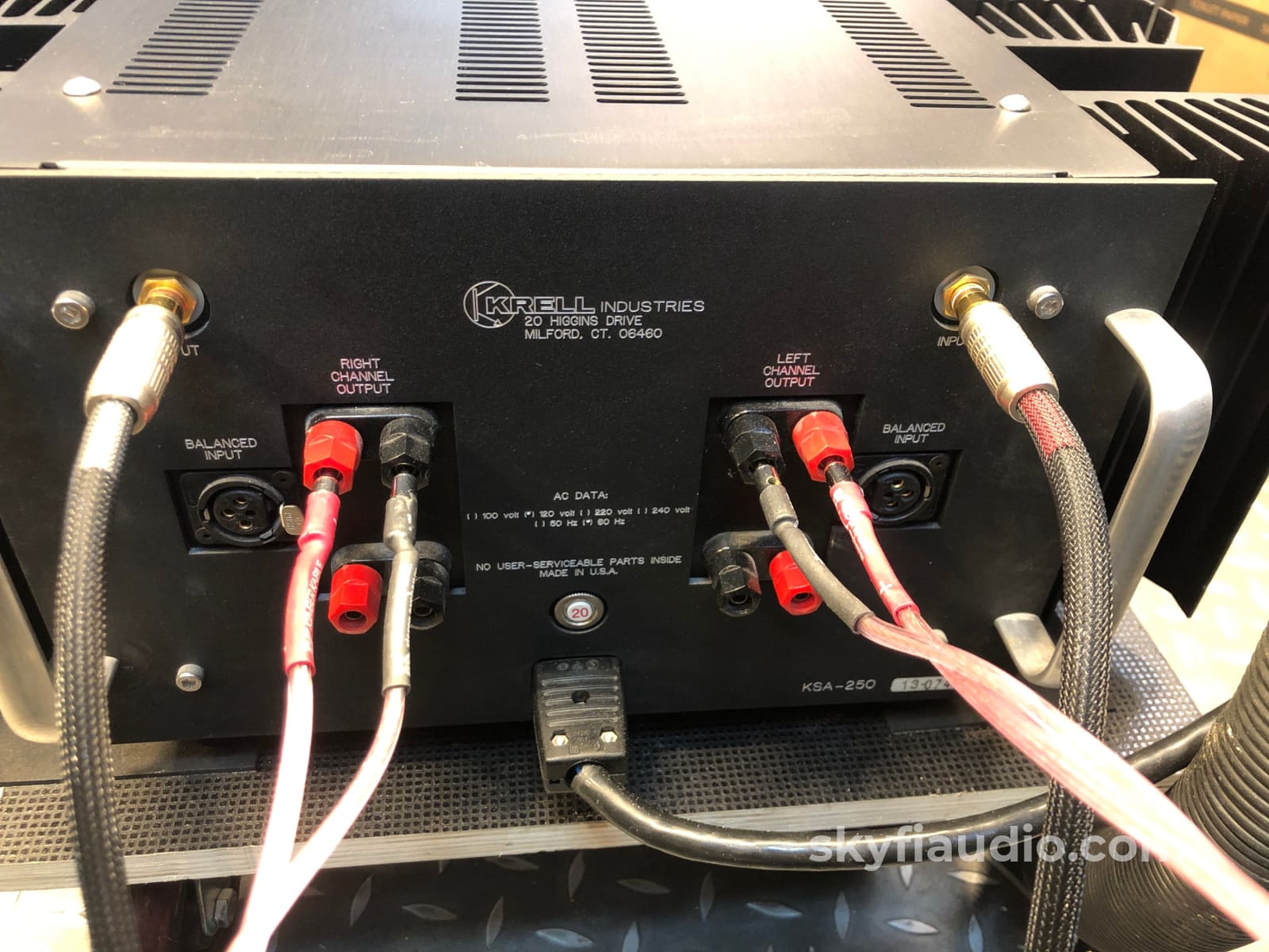 Krell Ksa-250 Amplifier - True American Muscle Original Box