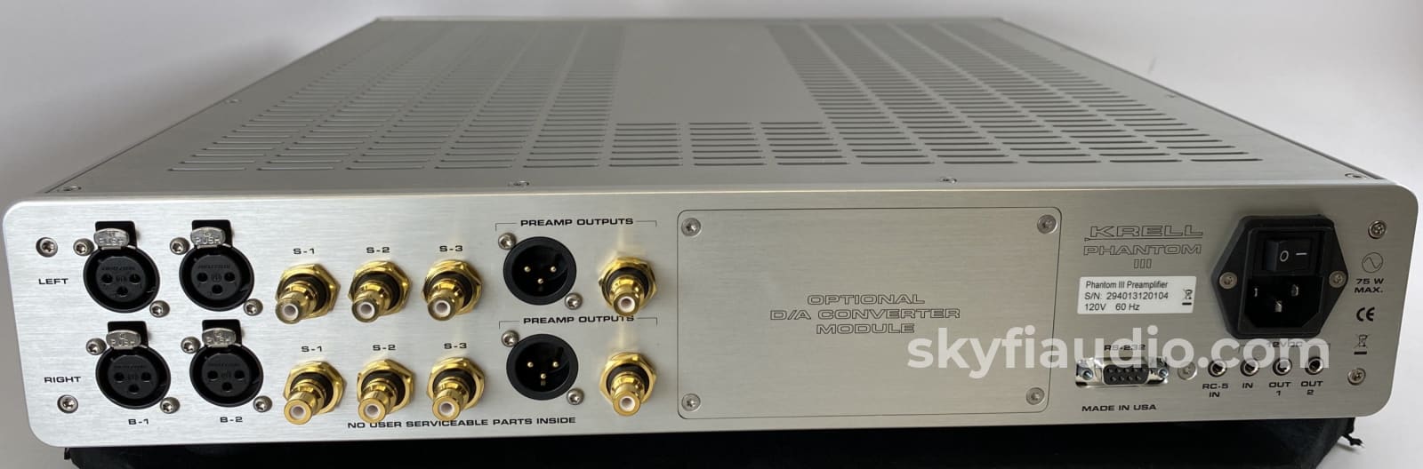 Krell Phantom Iii Line Stage Preamp - Complete And Like New Preamplifier