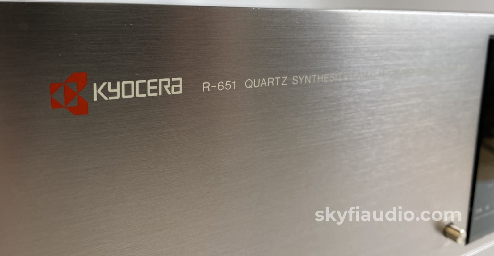 Kyocera R-651 Vintage Am/Fm Stereo Receiver W/Phono Integrated Amplifier