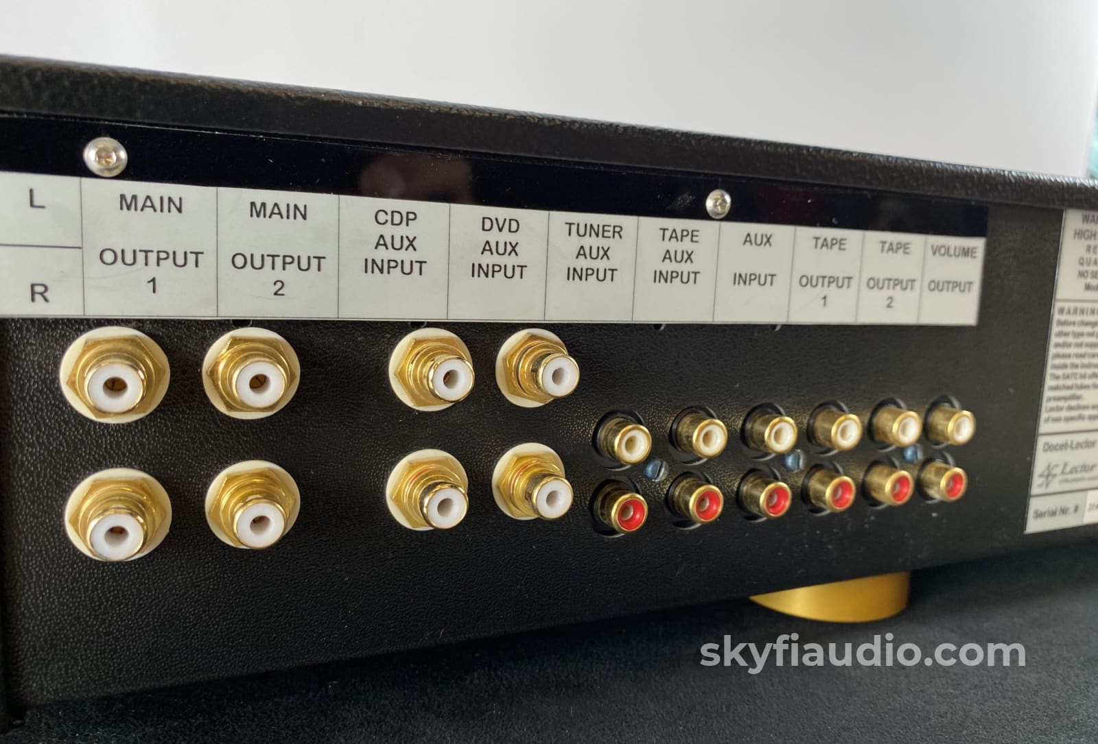 Lector Zoe (Zero Ohm Energy) Tube Preamplifier Complete Set Rollers Dream