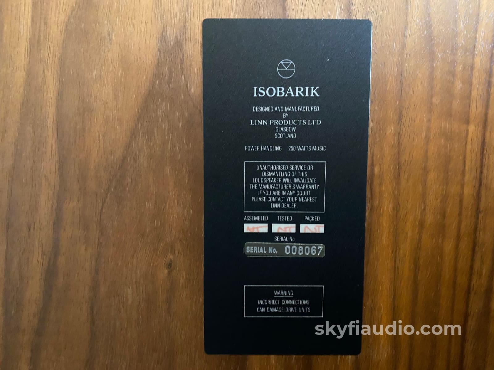 Linn Isobarik Active Speaker System Pms - A True Classic And Complete Set Speakers