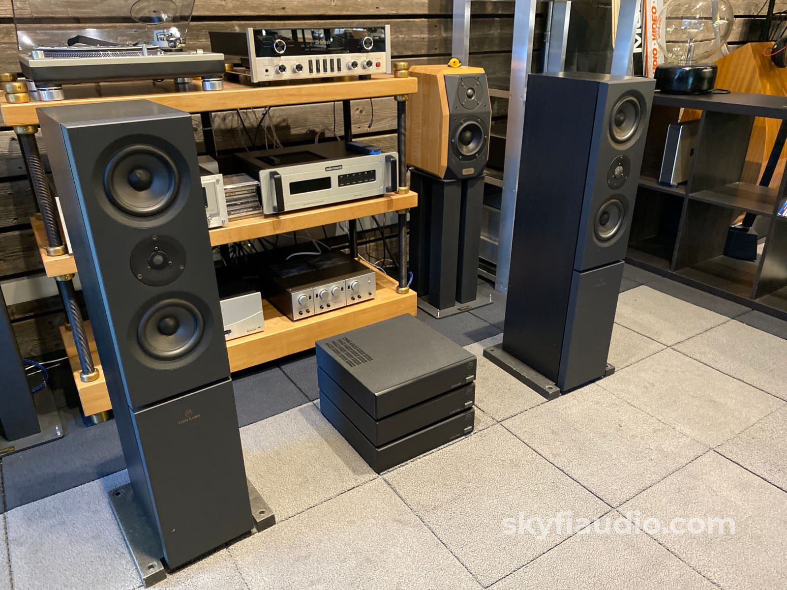 Linn Kaber Active Speakers With 3 X Lk-100 Amps And Crossover Cards