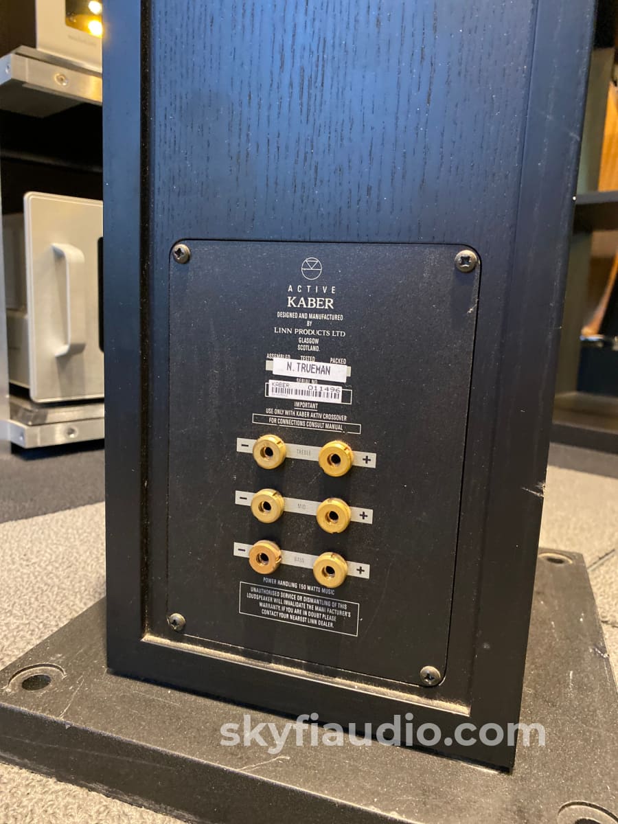 Linn Kaber Active Speakers With 3 X Lk-100 Amps And Crossover Cards