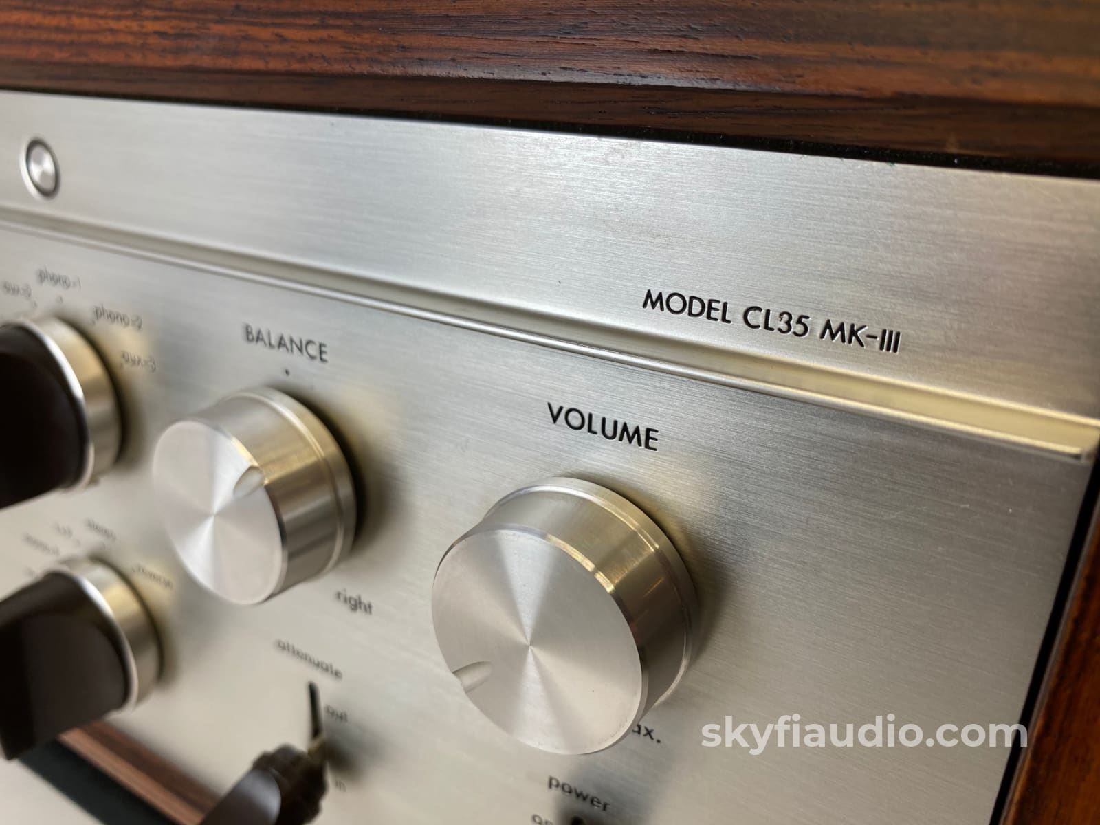 Luxman Cl35 Mkiii Vintage Tube Preamplifier With Telefunken Tubes