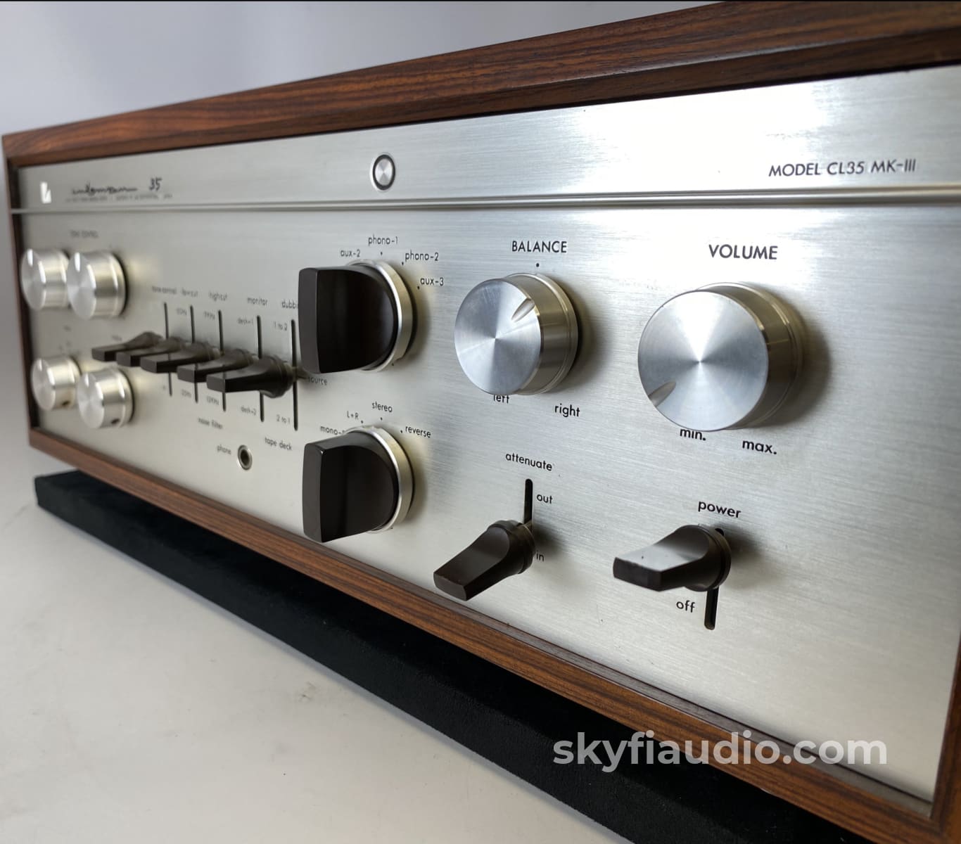 Luxman Cl35 Mkiii Vintage Tube Preamplifier With Telefunken Tubes