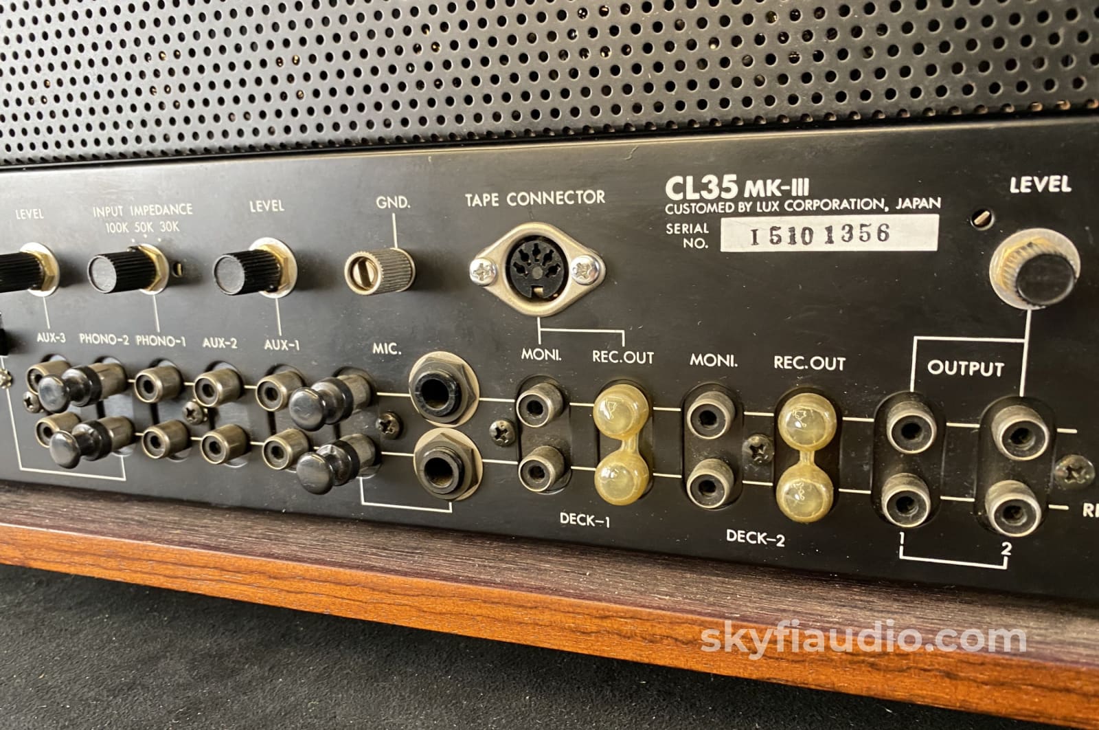 Luxman Cl35 Mkiii Vintage Tube Preamplifier With Telefunken Tubes