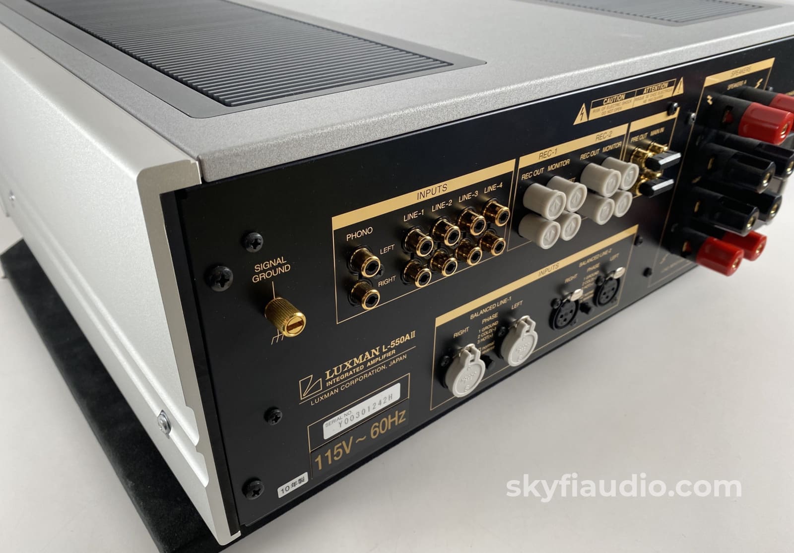 Luxman L-550A Ii Limited Edition Integrated Class A Amplifier With Phono Complete Kit