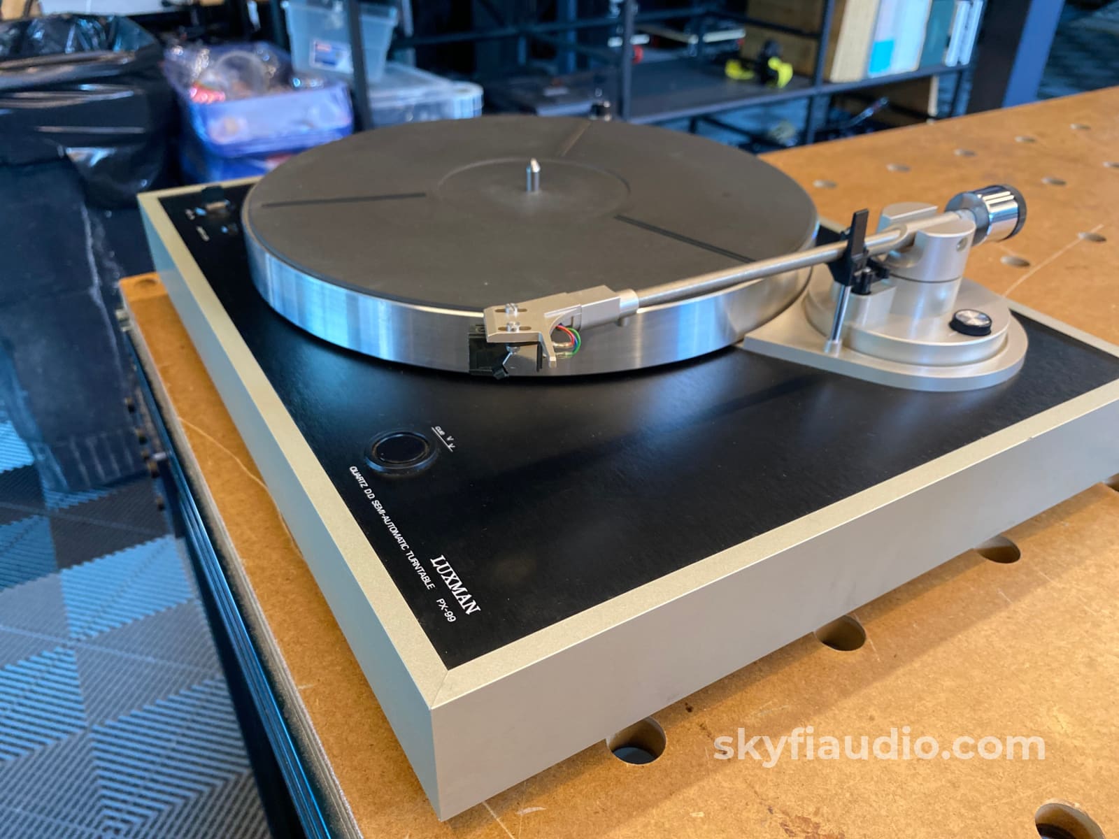 Luxman Px-99 Vintage Semi-Automatic Turntable With Grado Zf3 Cartridge