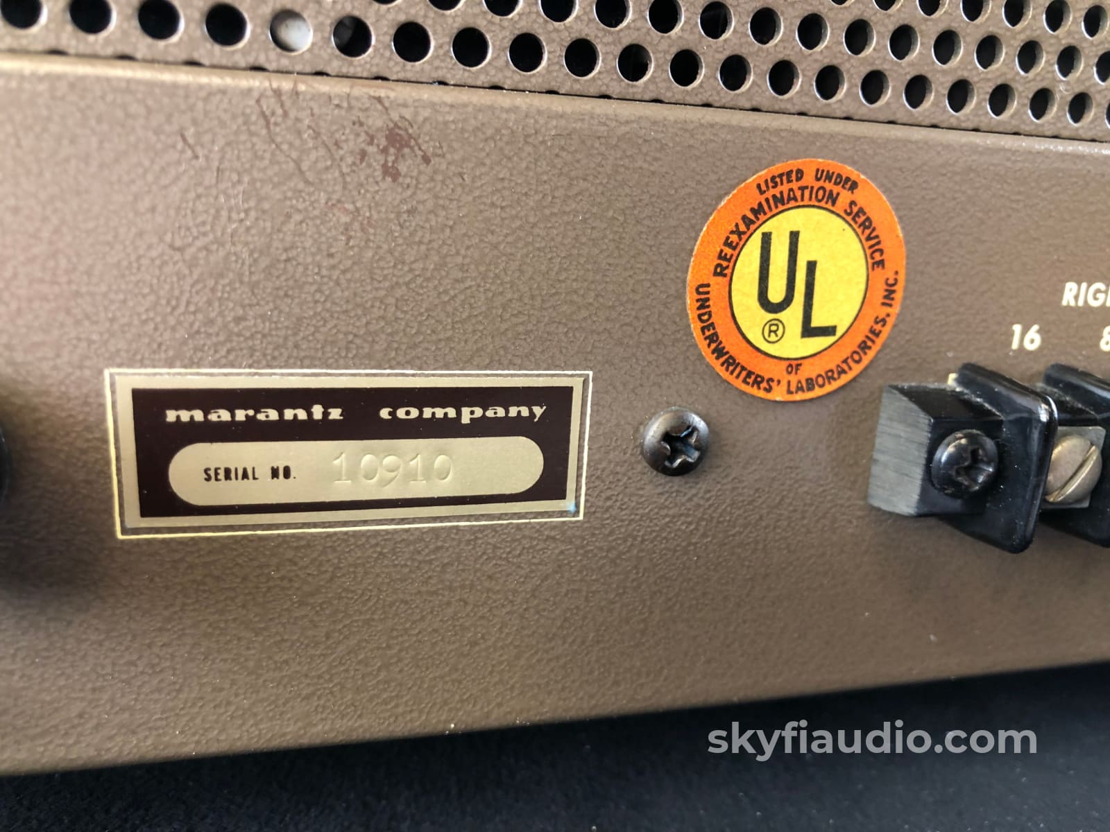 Marantz 8B Tube Amplifier - Completely Restored And Perfect!