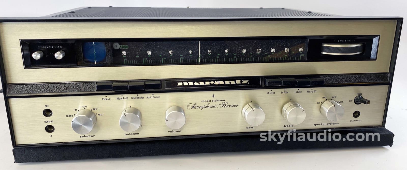Marantz Model Eighteen (18) Stereophonic Receiver Integrated Amplifier