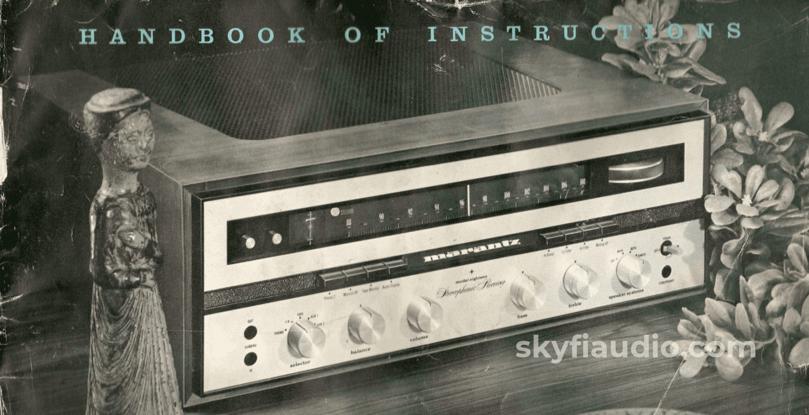 Marantz Wc-9 / B18-O Rare Vintage Wood Cabinet Only - Fits First Receiver Accessory