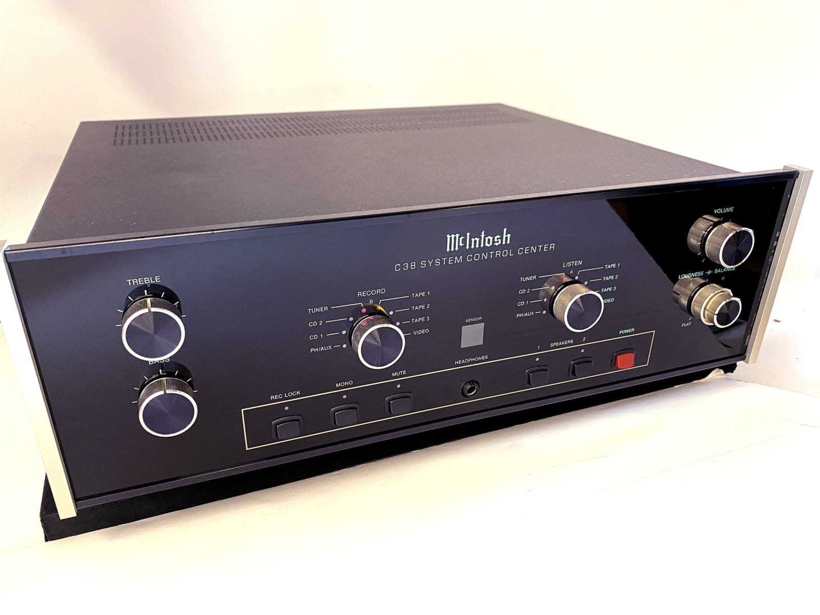 McIntosh C38 Preamplifier, Full Featured Including Phono Stage and Bal