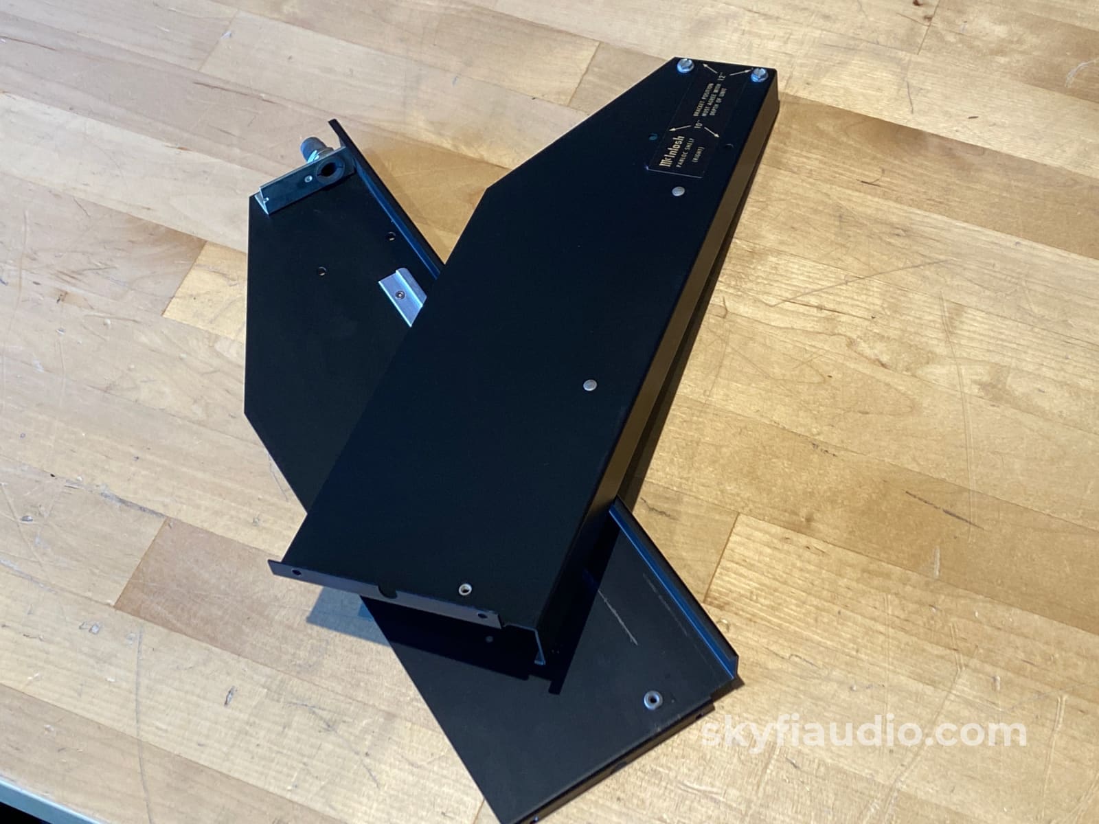 Mcintosh L12 Wood Cabinet - Slant Feet W/ 10 Or 12 Adjustable Panlocs Accessory