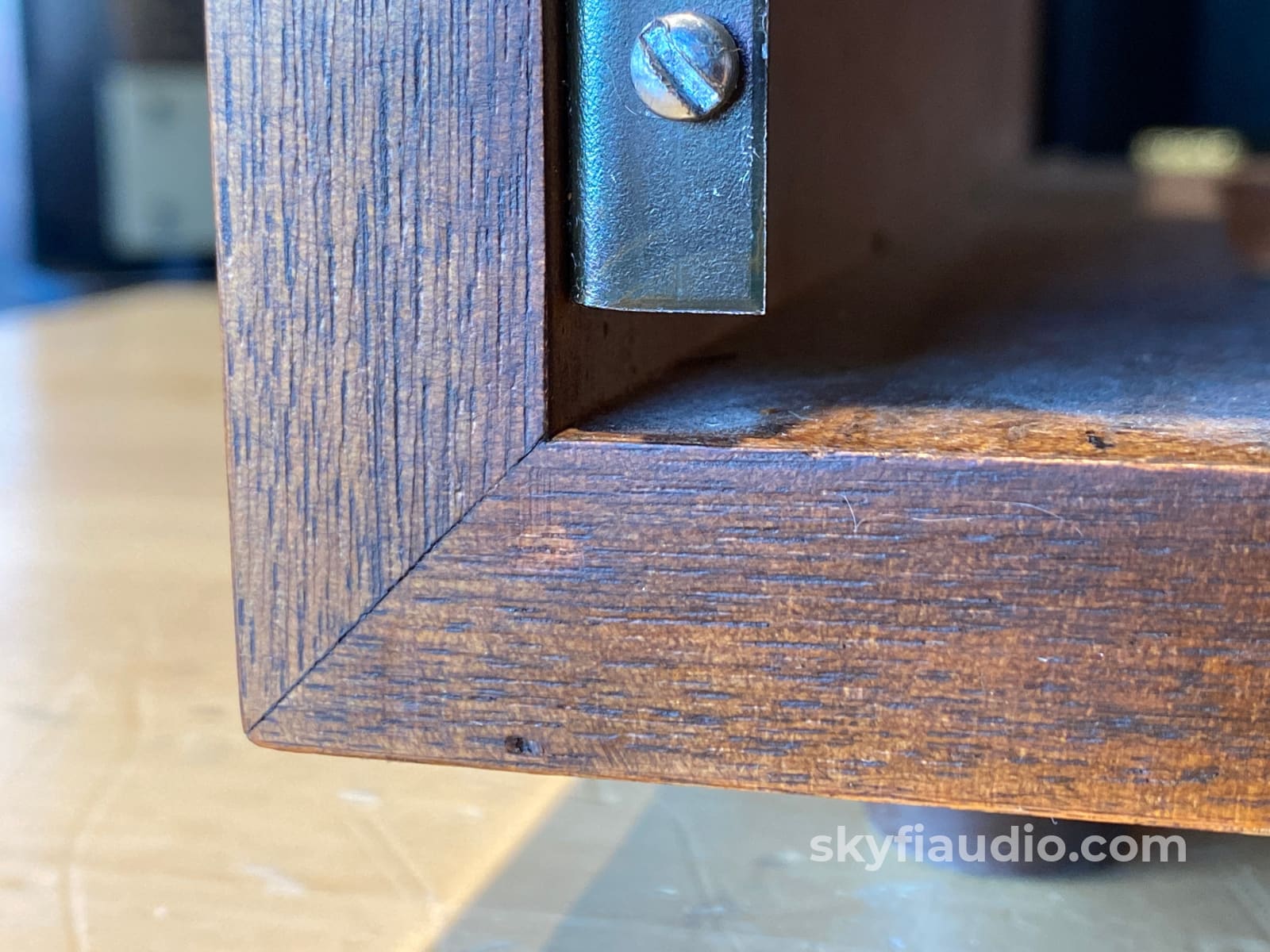 Mcintosh L54 Wood Veneer Cabinet For Large Amplifiers - No Panlocs Accessory