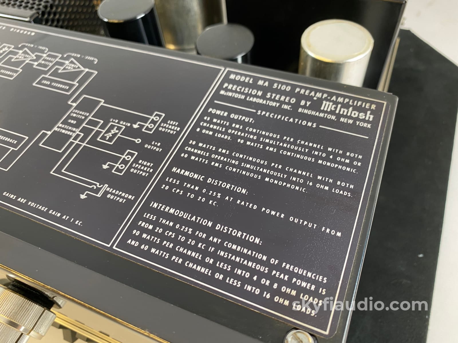 Mcintosh Ma5100 Vintage Solid State Integrated Amplifier