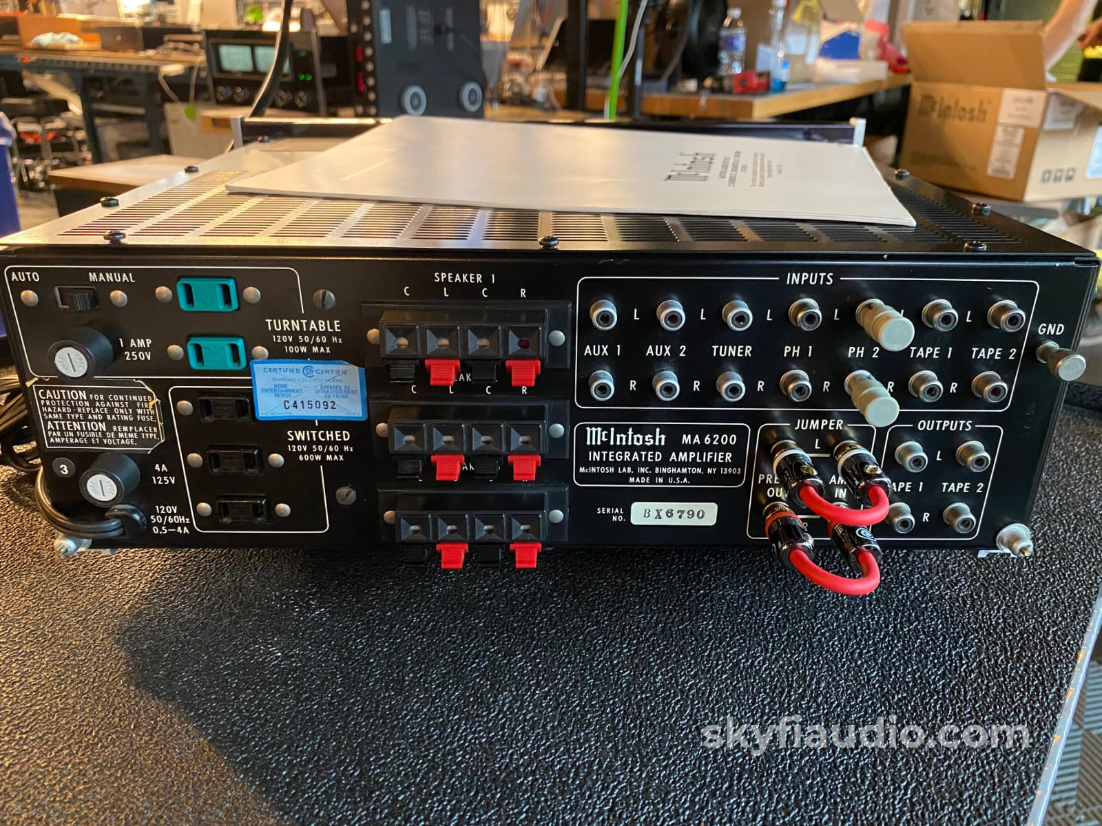 Mcintosh Ma6200 Vintage Integrated Amplifier