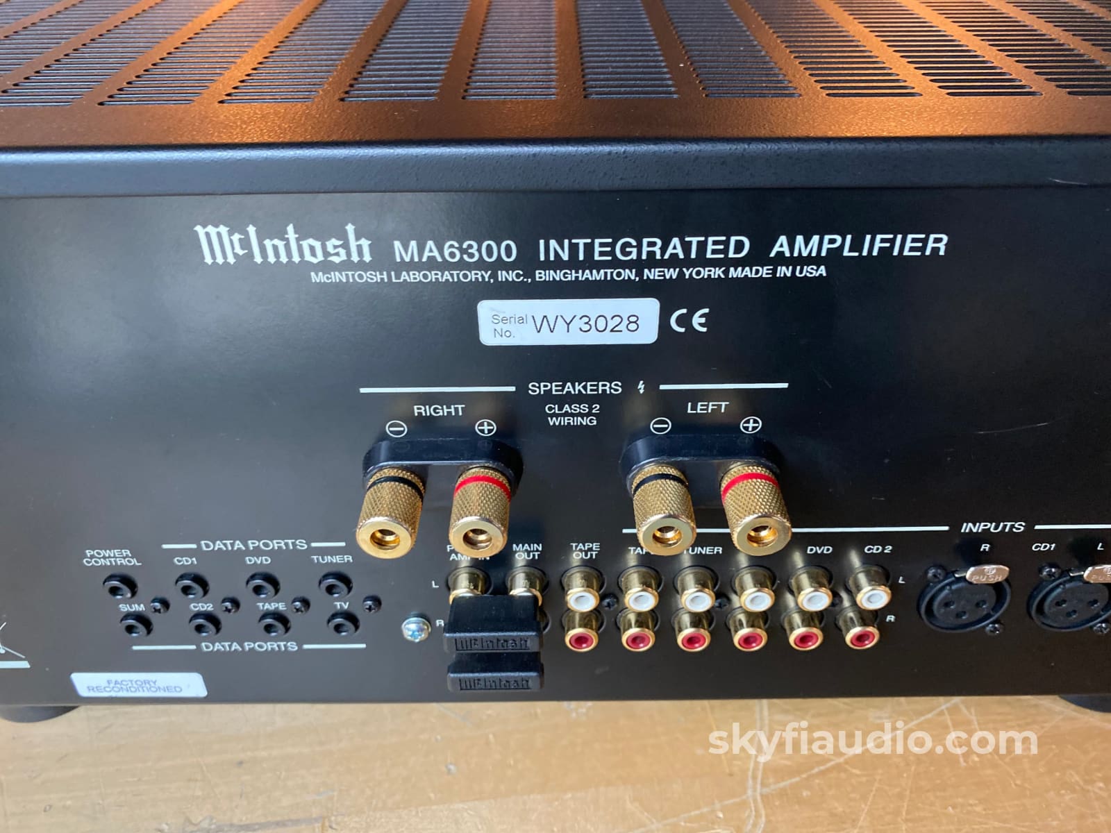 Mcintosh Ma6300 Integrated Amplifier - All Analog W/Phono Input