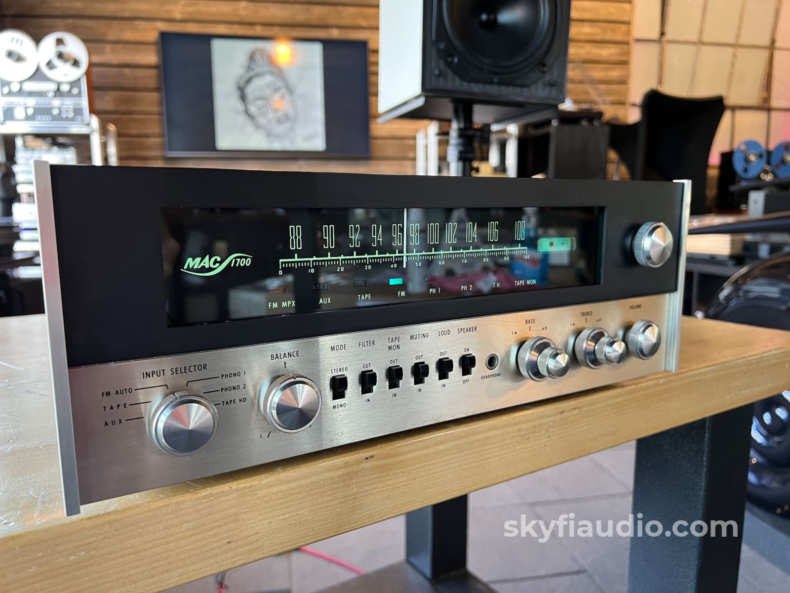 Mcintosh Mac1700 Vintage Tube/Transistor Receiver Integrated Amplifier