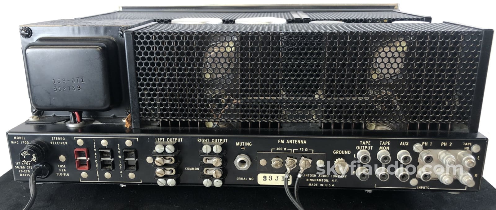 Mcintosh Mac1700 Vintage Tube/Transistor Receiver - Survivor! Integrated Amplifier