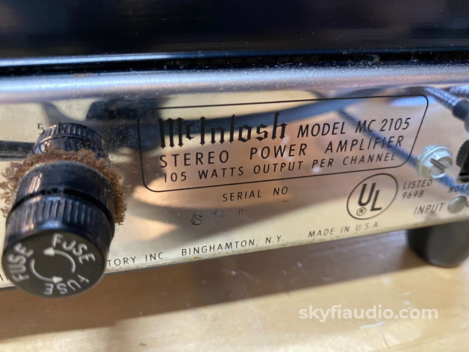 Mcintosh Mc2105 Vintage Amplifier - Serviced And Upgraded