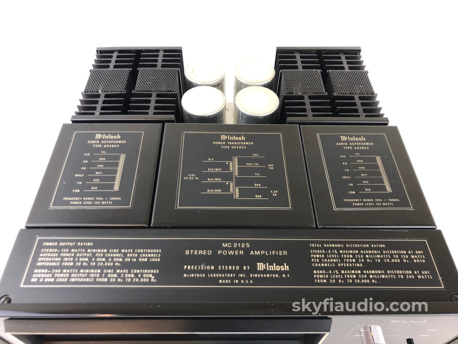 Mcintosh Mc2125 Vintage Solid State Stereo Amplifier