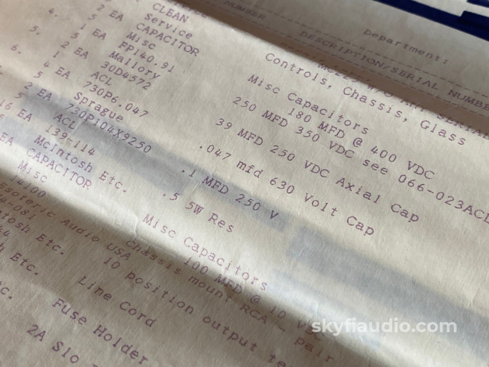 Mcintosh Mc225 Vintage Tube Amplifier - Fully Restored