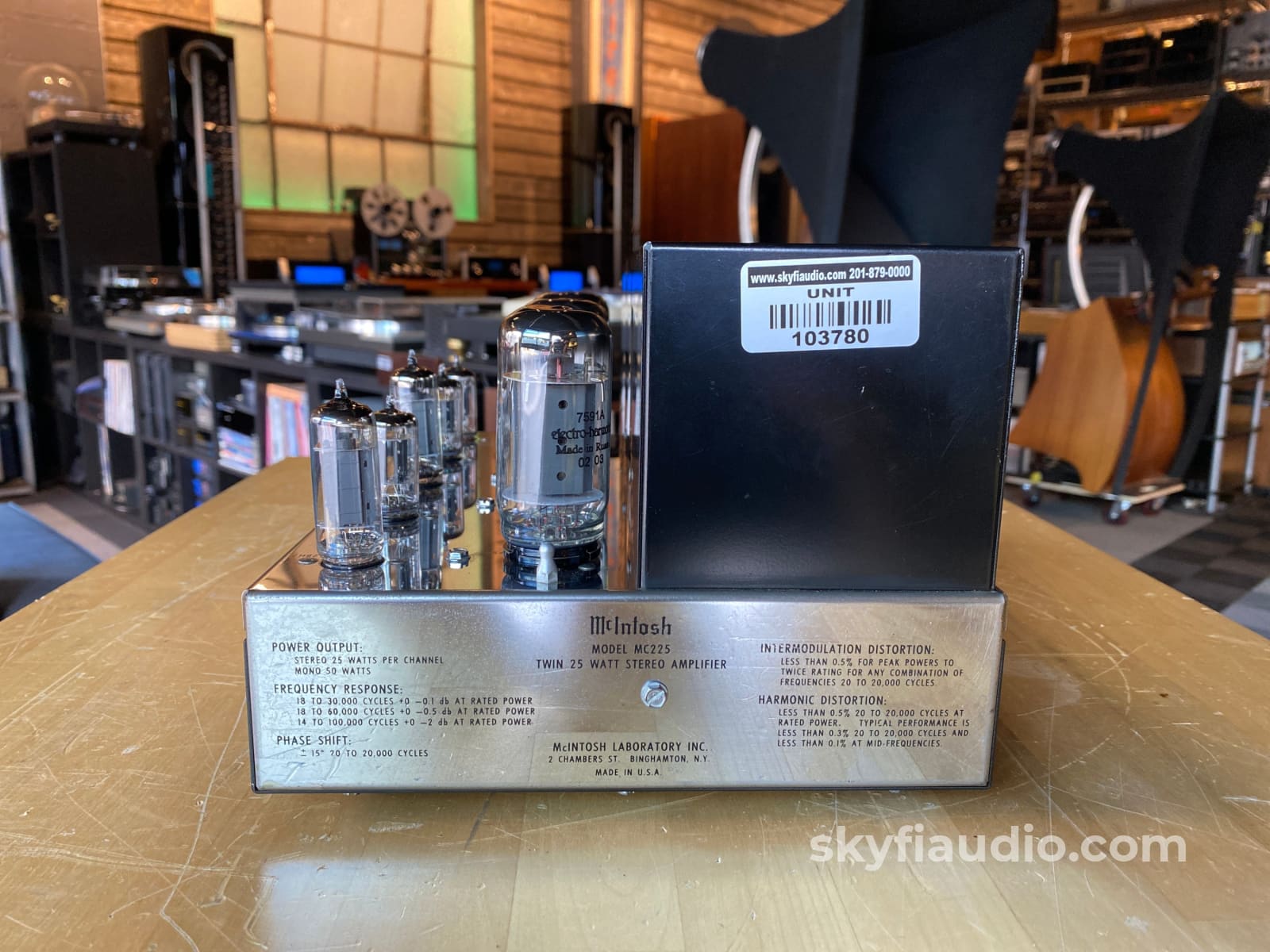 Mcintosh Mc225 Vintage Tube Amplifier - Fully Restored