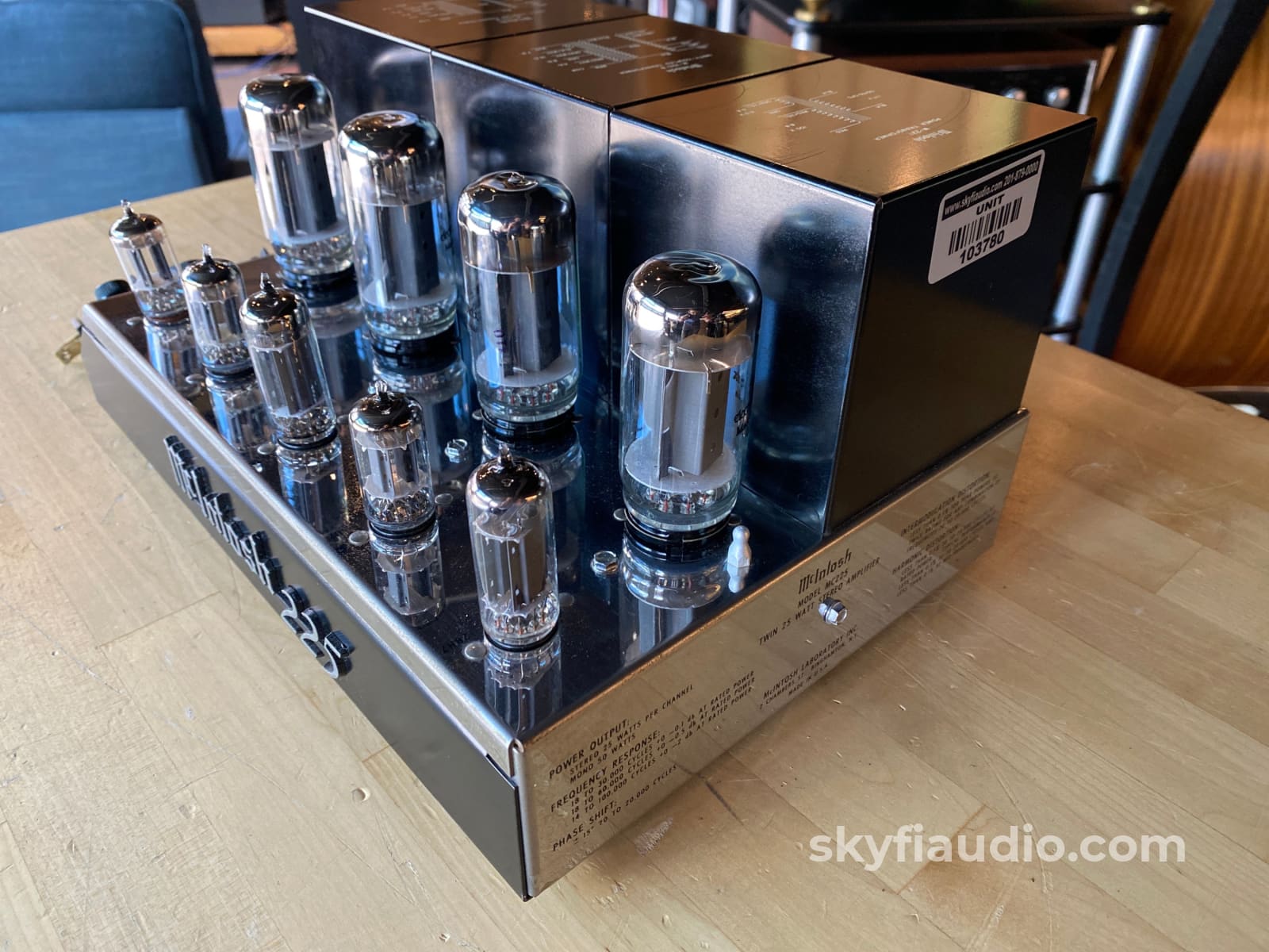 Mcintosh Mc225 Vintage Tube Amplifier - Fully Restored