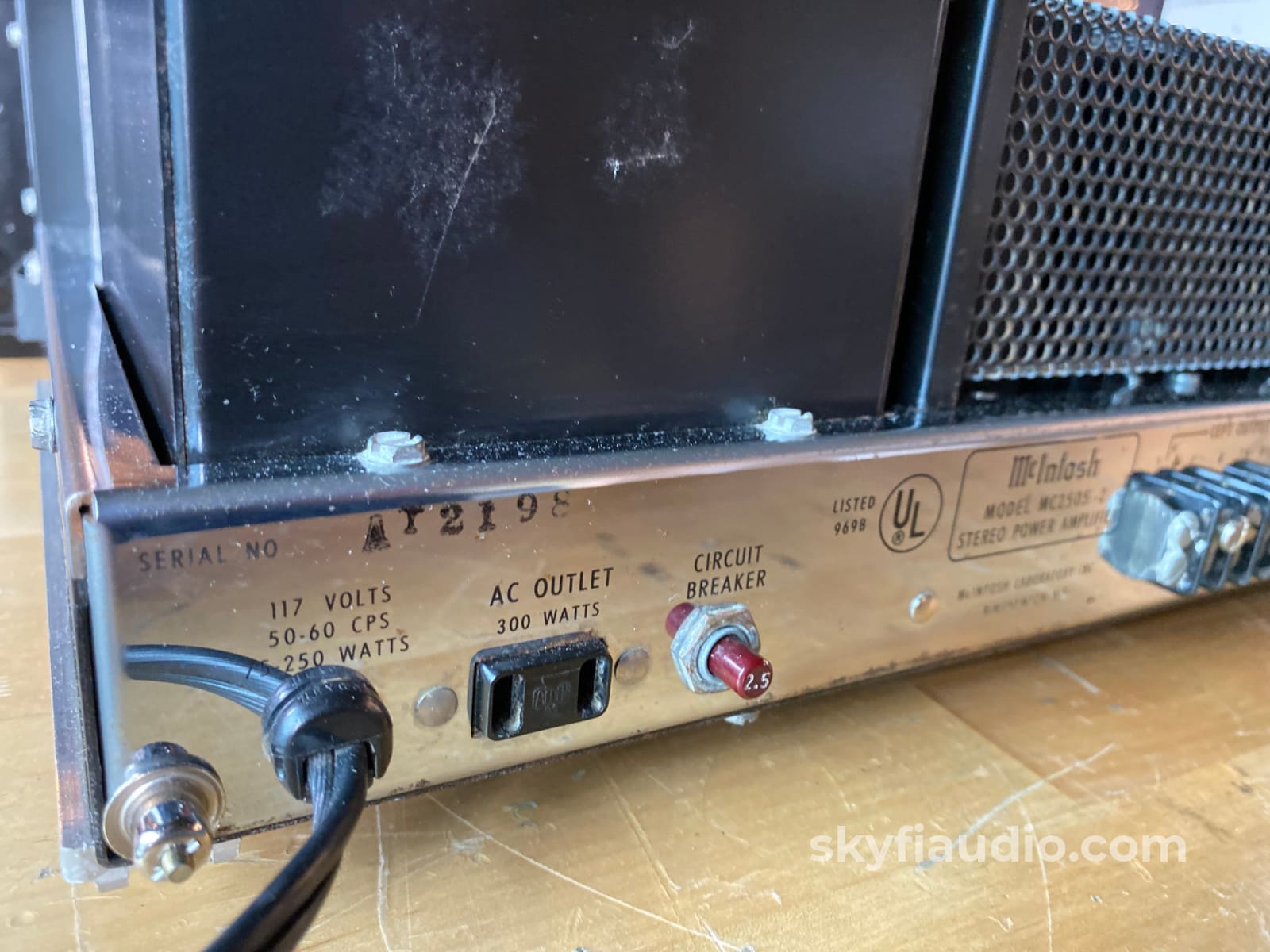 Mcintosh Mc2505 Vintage Solid State Amplifier Serviced And Very Clean