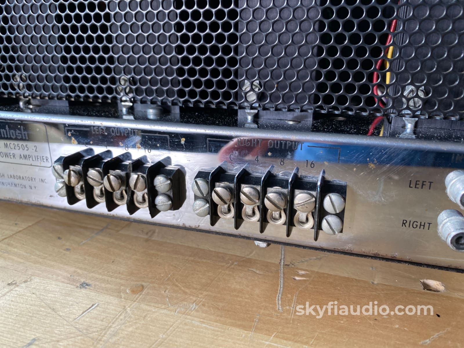 Mcintosh Mc2505 Vintage Solid State Amplifier Serviced And Very Clean