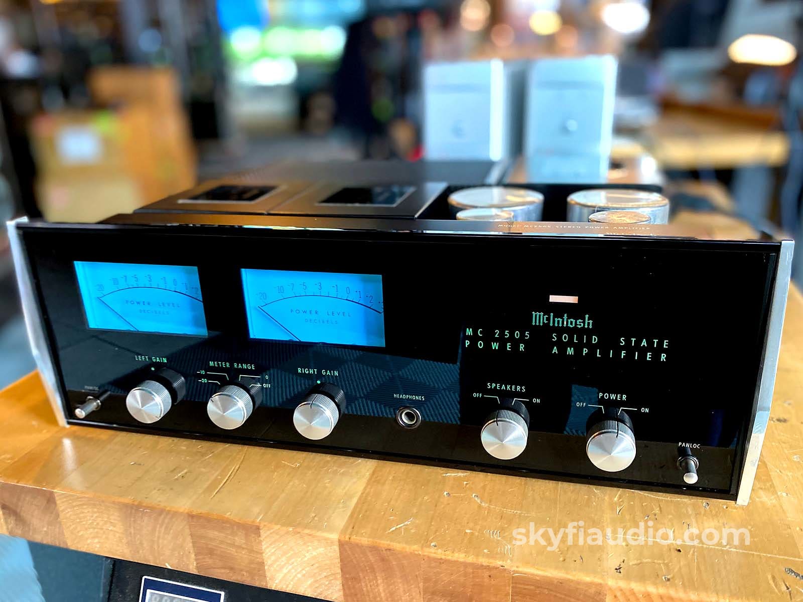 Mcintosh Mc2505 Vintage Solid State Amplifier Serviced And Very Clean