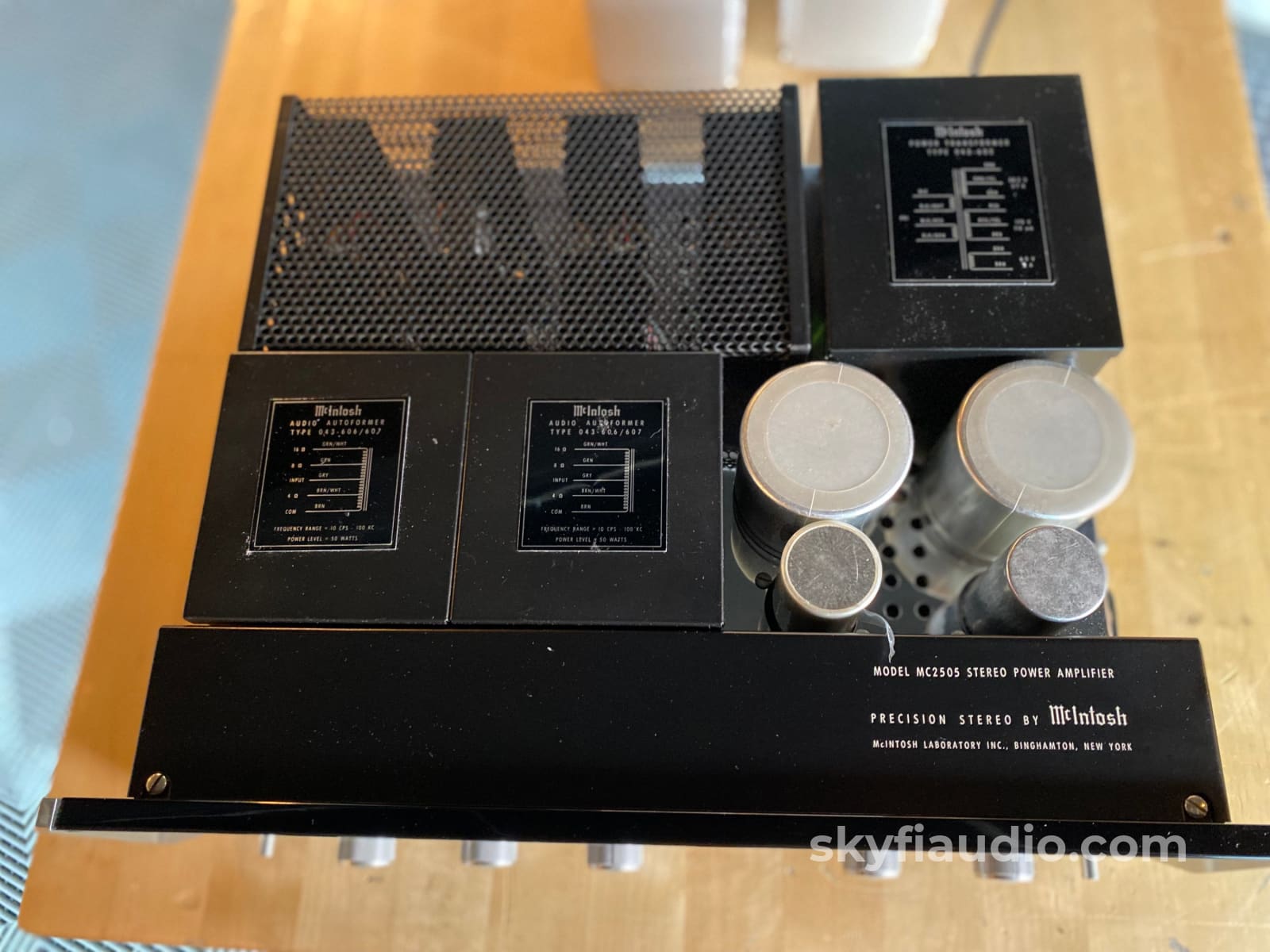 Mcintosh Mc2505 Vintage Solid State Amplifier Serviced And Very Clean