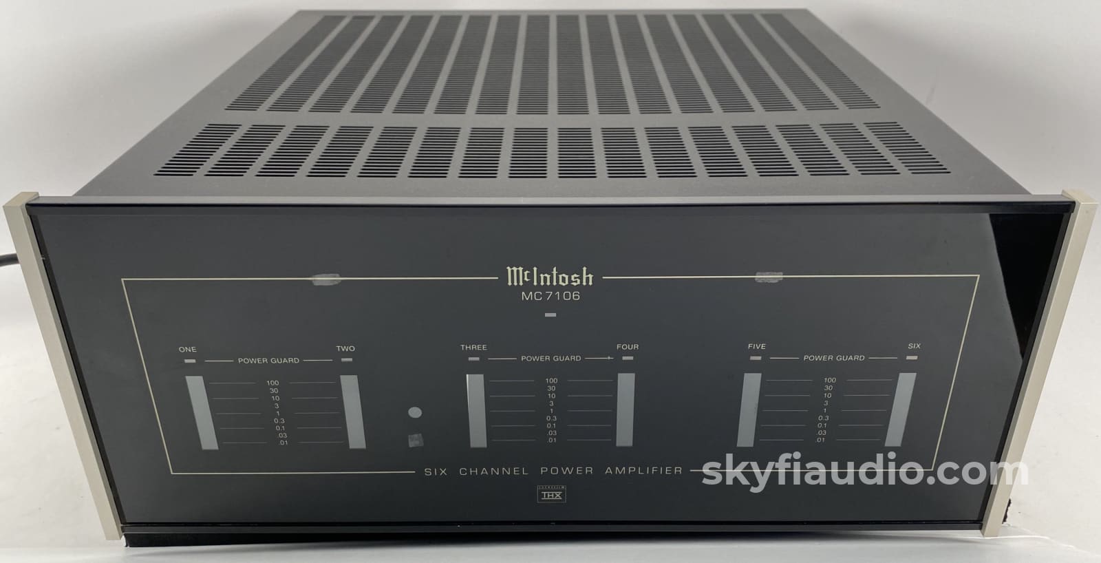 Mcintosh Mc7106 6 Channel Solid State W/Led Vu Meters Thx Amplifier