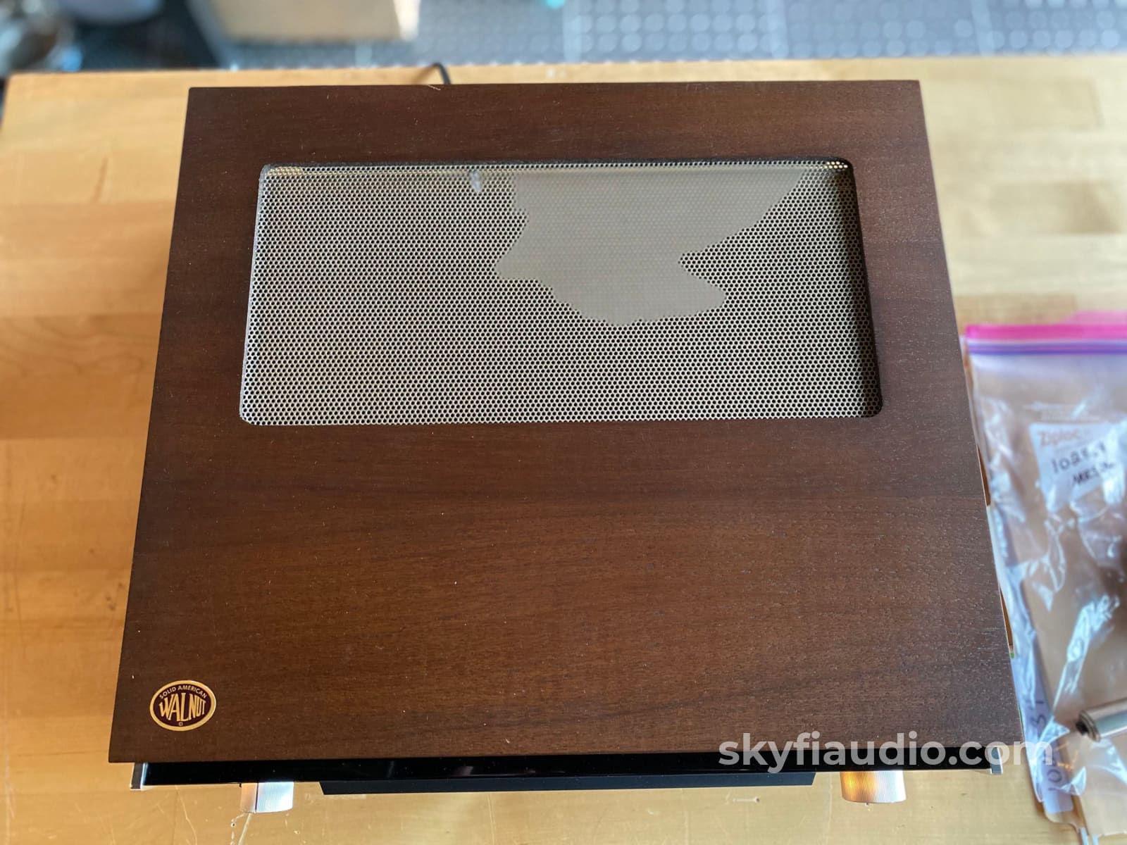 Mcintosh Mr500 Vintage Fm Tuner W/Wood Cabinet & Scan Remote - Survivor Condition