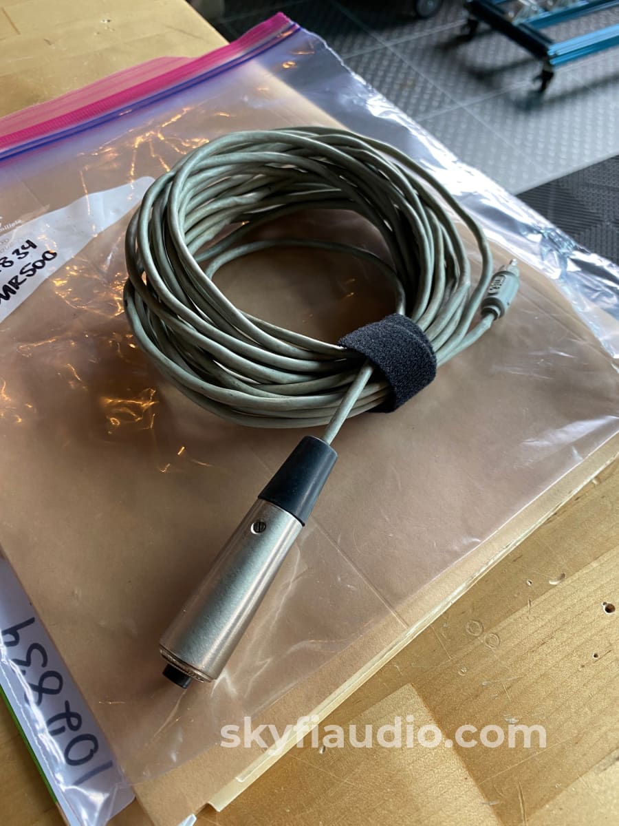 Mcintosh Mr500 Vintage Fm Tuner W/Wood Cabinet & Scan Remote - Survivor Condition