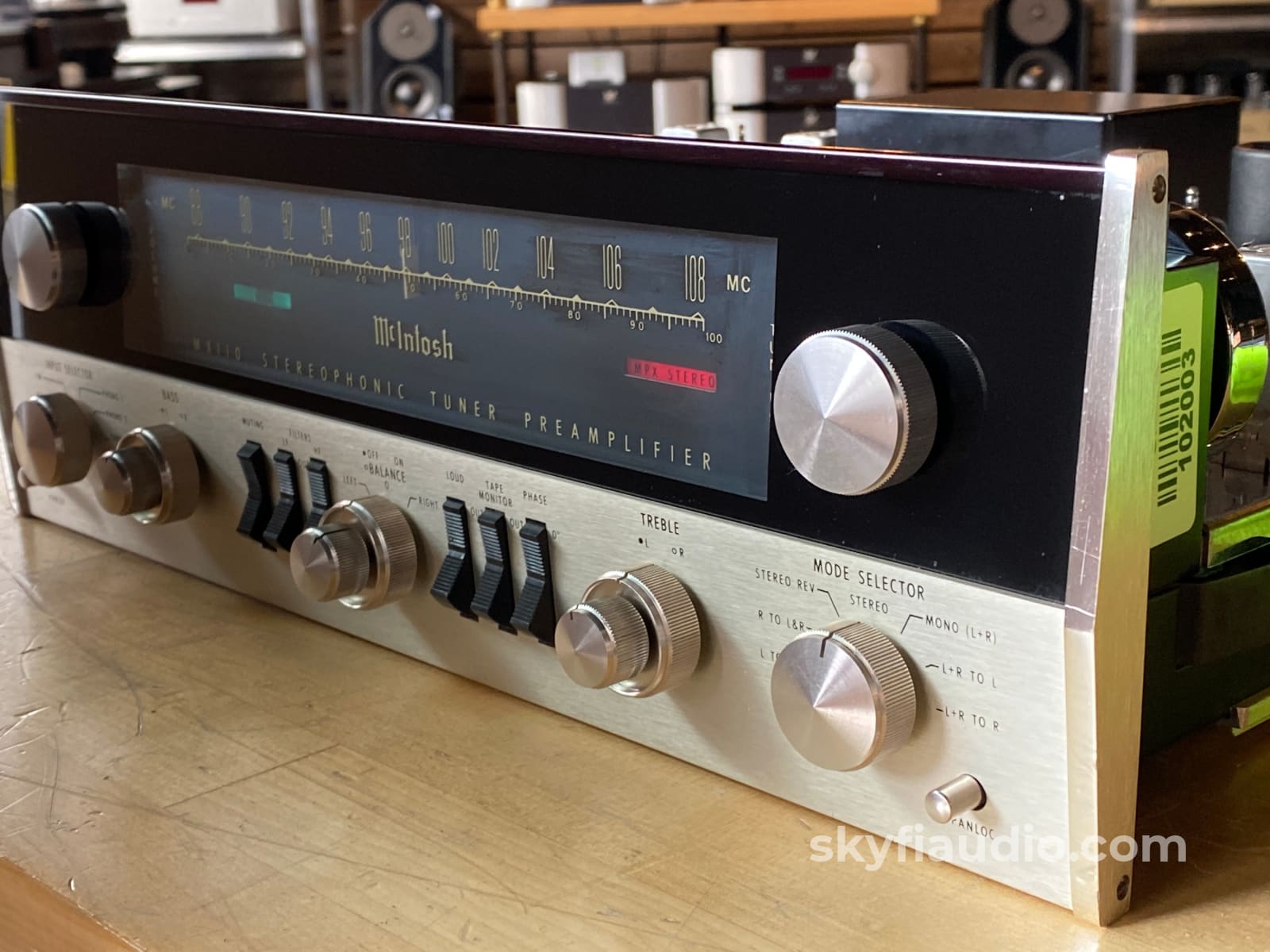 Mcintosh Mx110 Tube Tuner Preamp - Modafferi Upgraded & Skyfi Restored Preamplifier