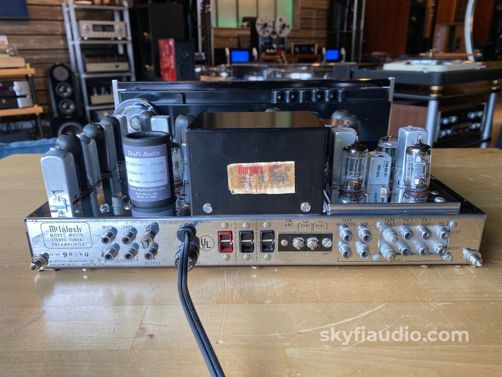 Mcintosh Mx110 Tube Tuner Preamp - Modafferi Upgraded & Skyfi Restored Preamplifier